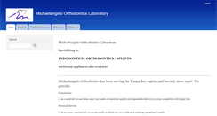 Desktop Screenshot of michaelangelo-ortholab.com